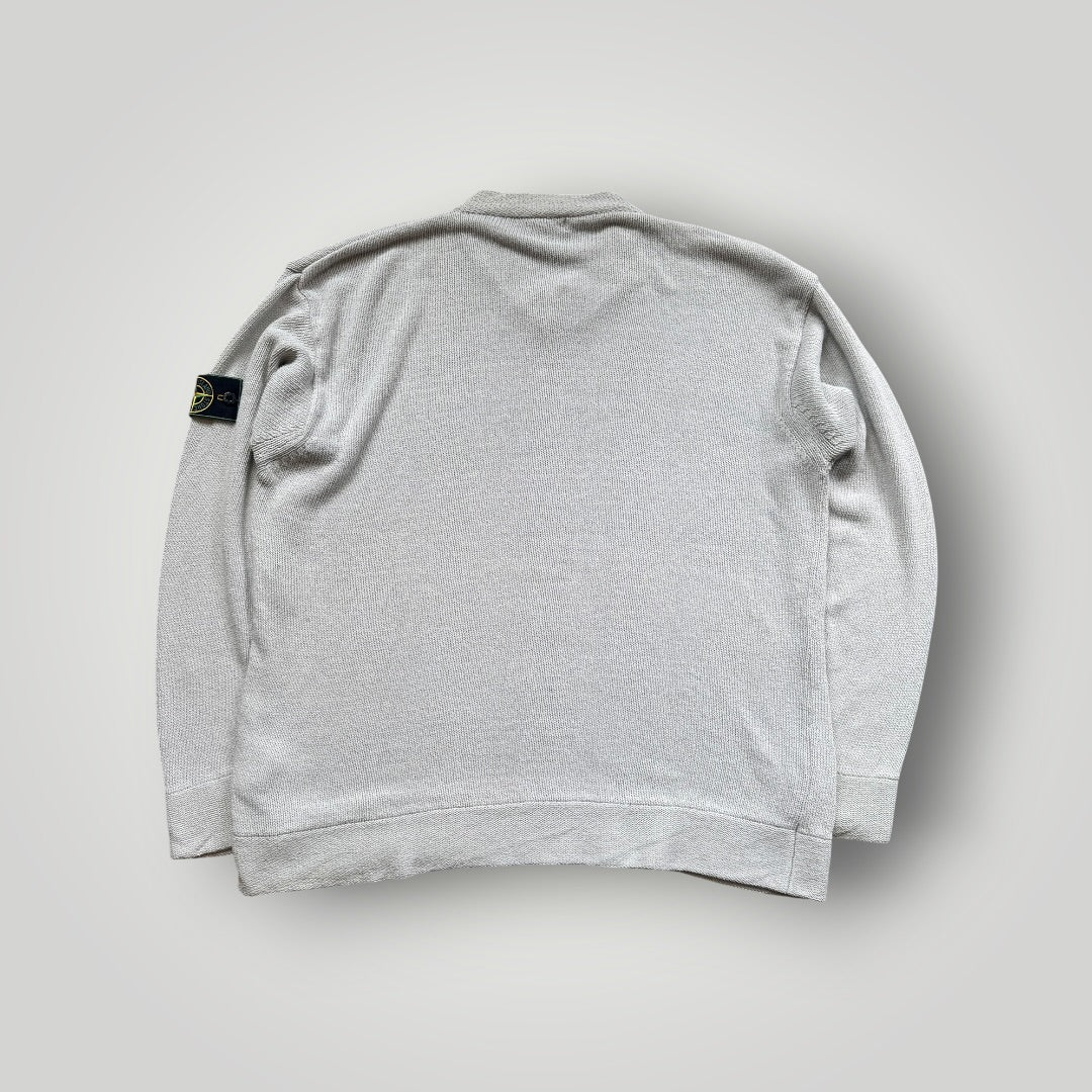 Stone Island SS/97 Cotton Mix V-Neck Knit Jumper XL