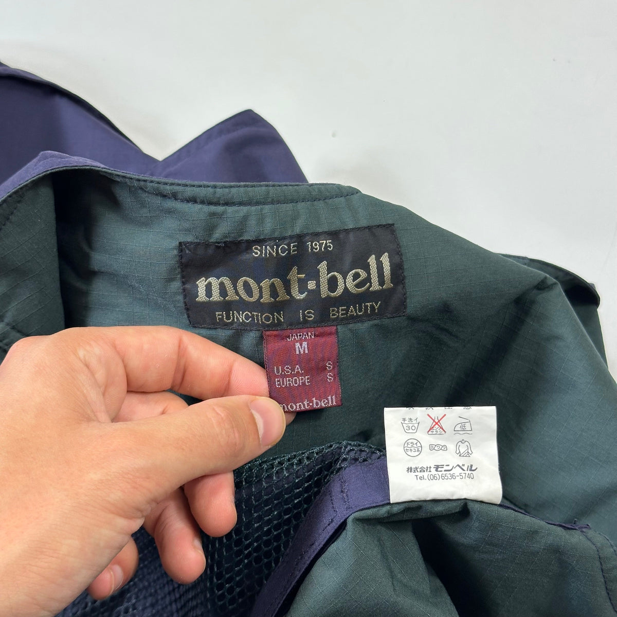 Montbell 00’s Multipocket Ripstop Nylon Utility Vest - S | Purple