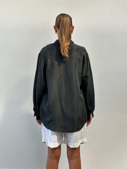 Vintage Pure Silk Shirt - L/XL