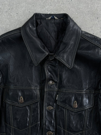 Levi’s 1990s Type III Leather Trucker Jacket - L