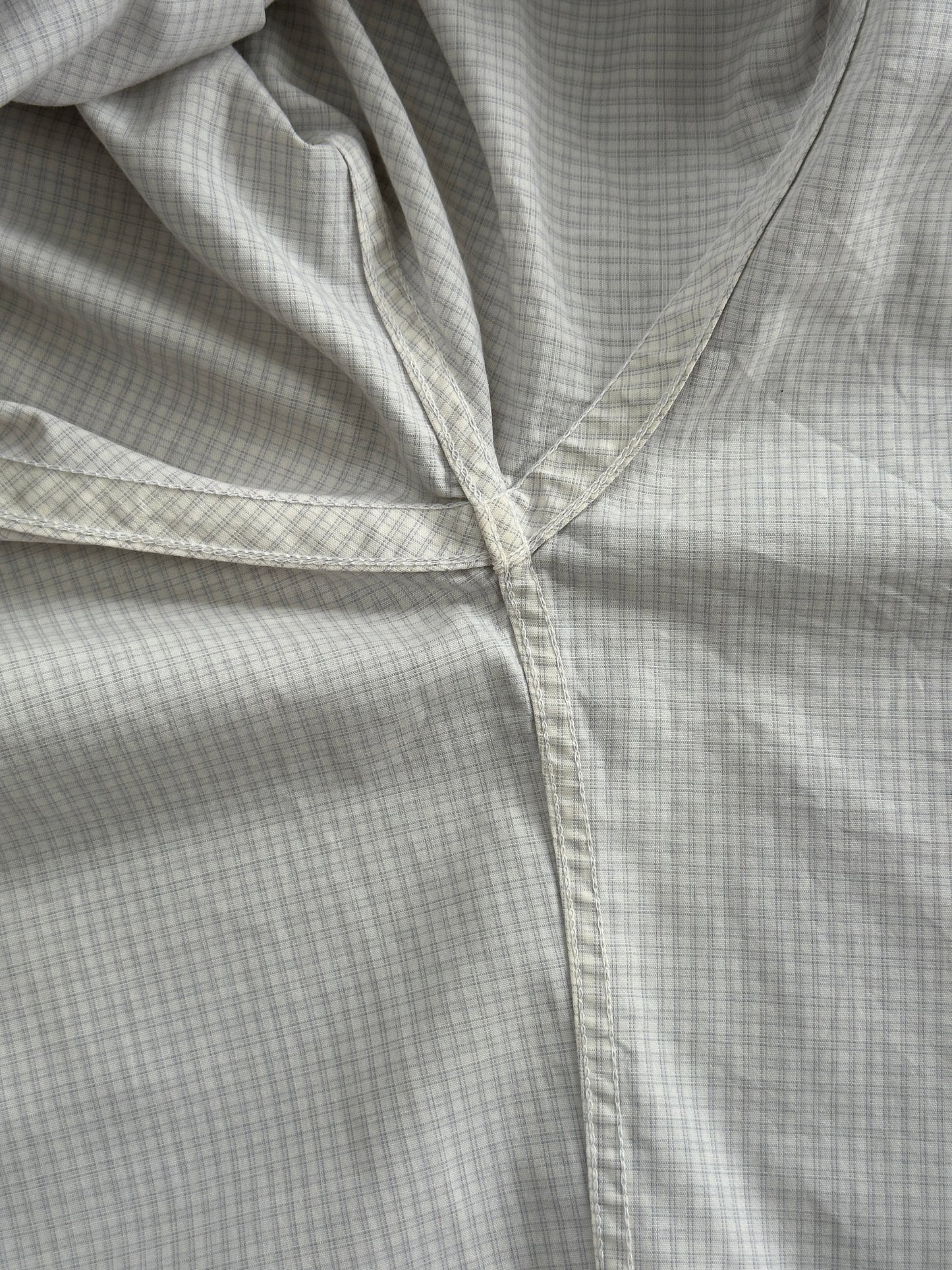 Yves Saint Laurent Pour Homme Cotton Check Short Sleeve Logo Shirt - L