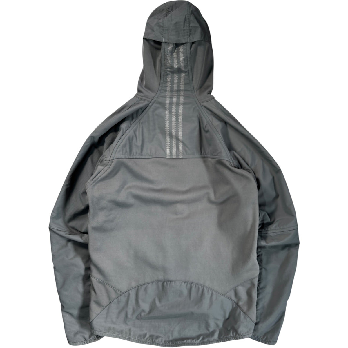 Adidas 2004 Asymmetrical Zip Two Tone Climawarm Hoodie S | Small, Grey