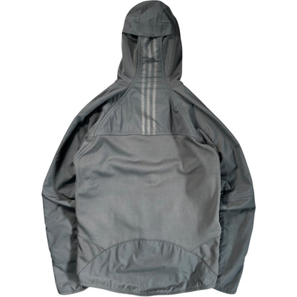 Adidas 2004 Asymmetrical Zip Two Tone Climawarm Hoodie S | Small, Grey