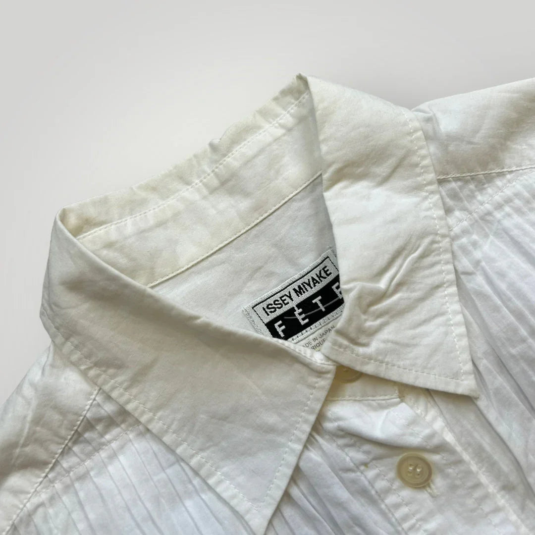 Issey Miyake Fete Crinkle Shirt M