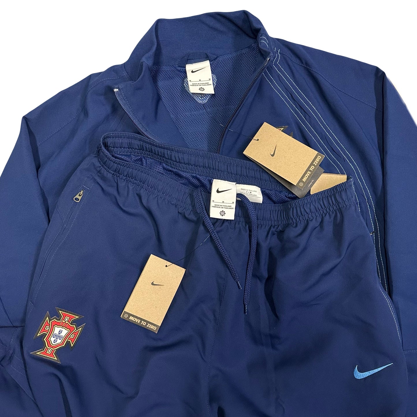 Nike T90 Portugal 2004 Tracksuit In Navy ( M )
