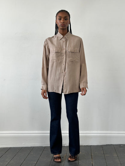 Vintage 1990s Pure Silk Shirt - M/L