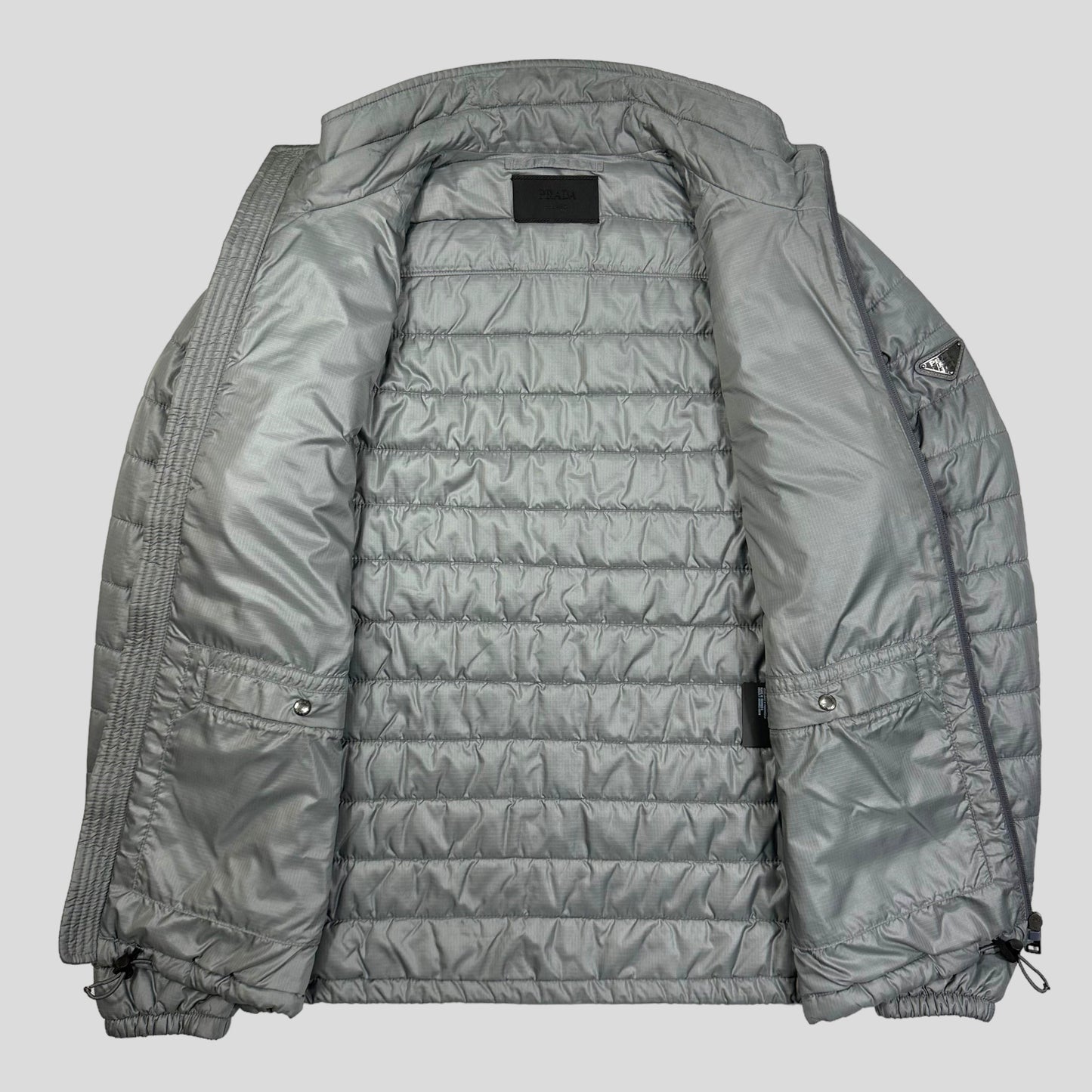 Prada Milano 2014 Ripstop Nylon Puffer Jacket - IT48 | Default Title, Grey