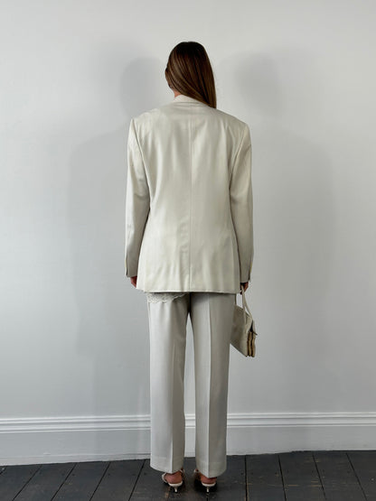 Versace Collection 2000s Straight Leg Suit - 40R/W32