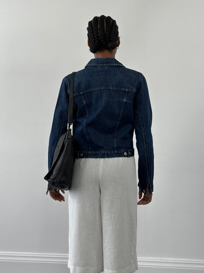 Armani Jeans 2000s Mid Wash Denim Jacket - XS/S
