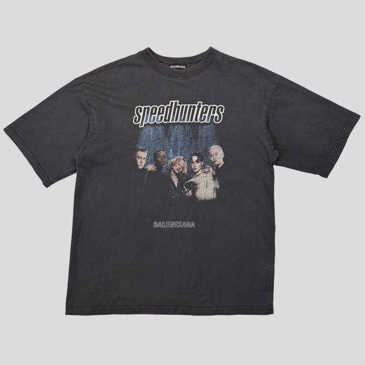 Balenciaga 2018 Speed Hunters Graphic T-shirt - XS (M) | Medium, Grey