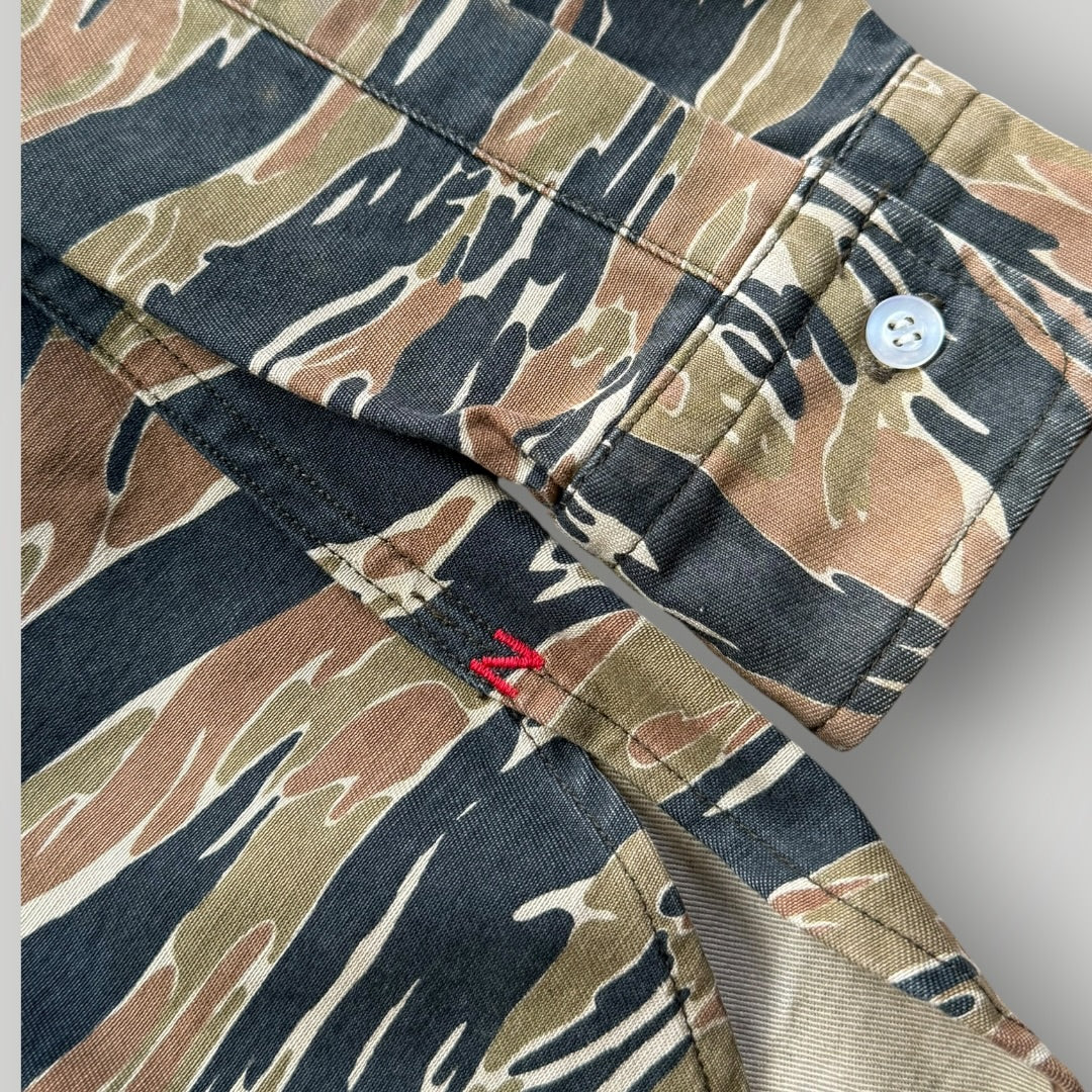 Nepenthes Tiger Camo Heavy Cotton Shirt XS | O/S, Camo