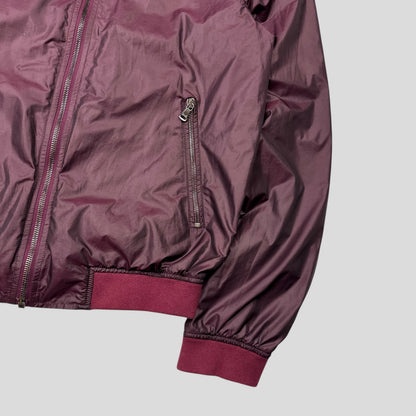 D&G 00’s Dolce & Gabbana Iridescent Nylon Bomber Jacket - IT50 (M) | Default Title, Burgundy