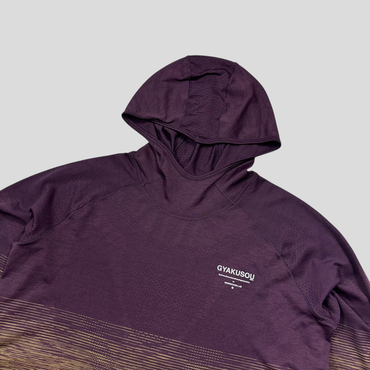 Nike Gyakusou SS17 Aeroreact Running Monks Sweat Map Hoodie - S/M | Medium, Purple