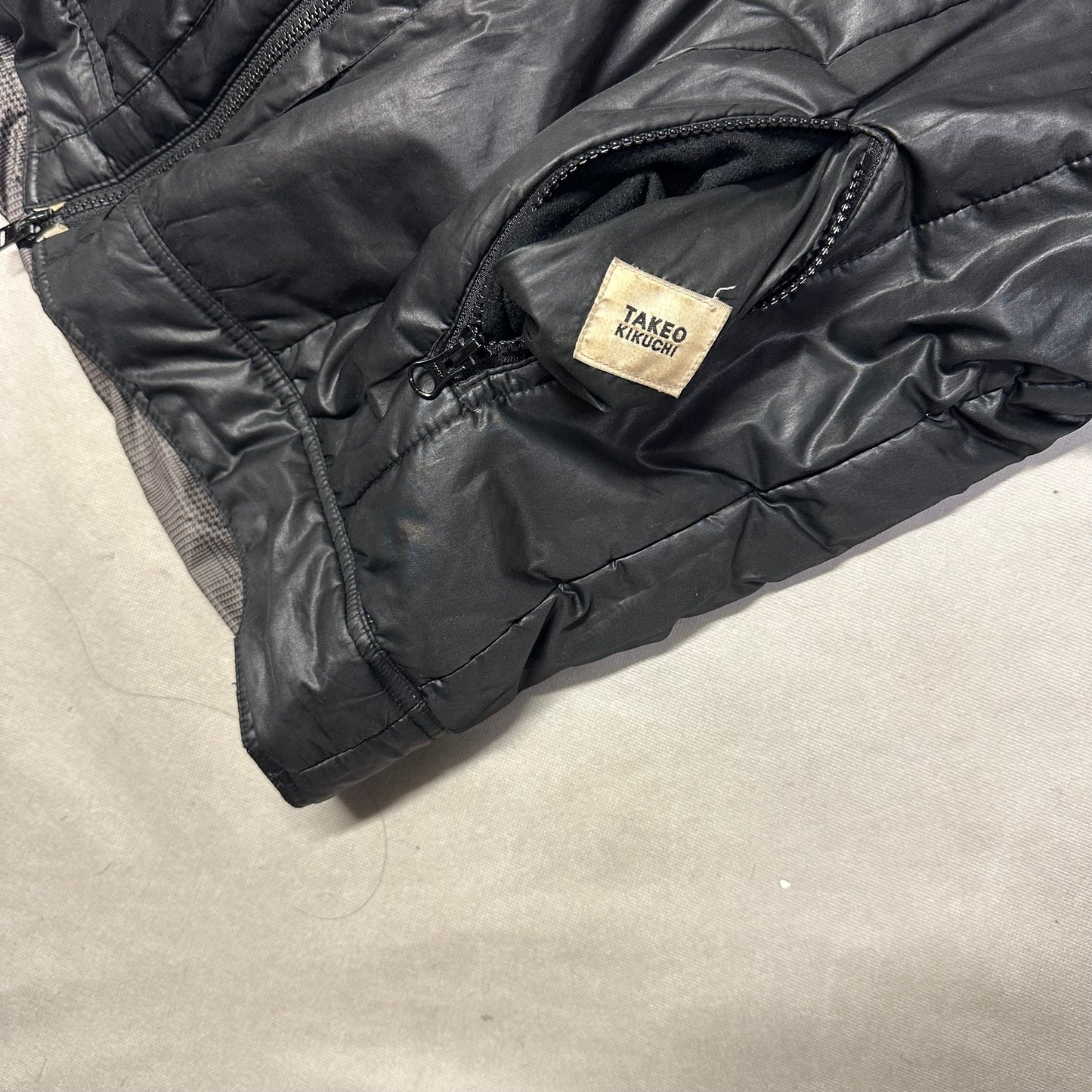 Takeo Kikuchi Reversible Puffer Jacket With Fur Hood ( L )