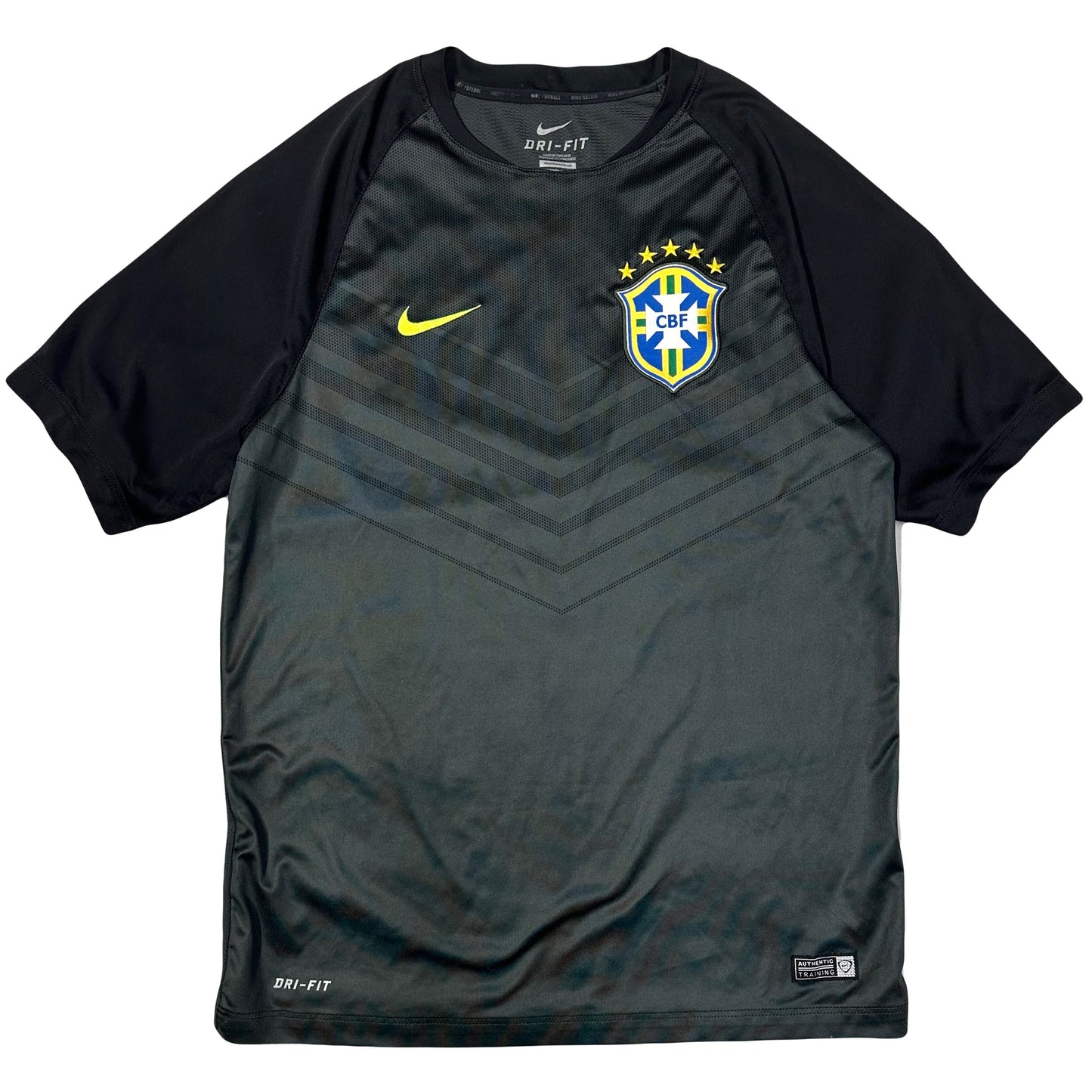 Nike Brazil 2014/15 Training Shirt In Black ( L )