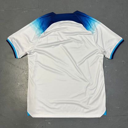 Nike England 2022/23 Shirt In White & Blue ( L )