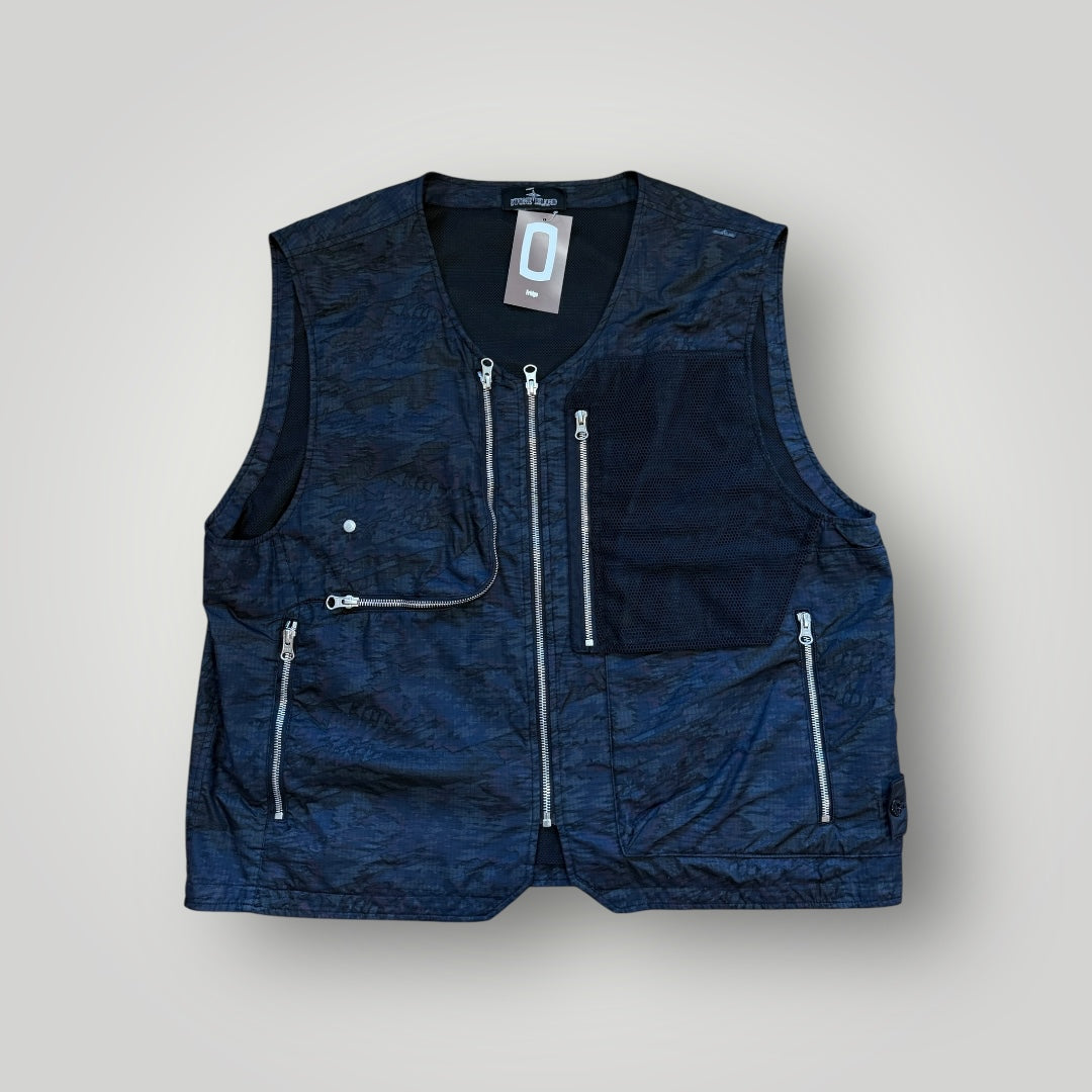 Stone Island Olive DPM Ripstop Devore Shadow Project Utility Vest XL BNWT