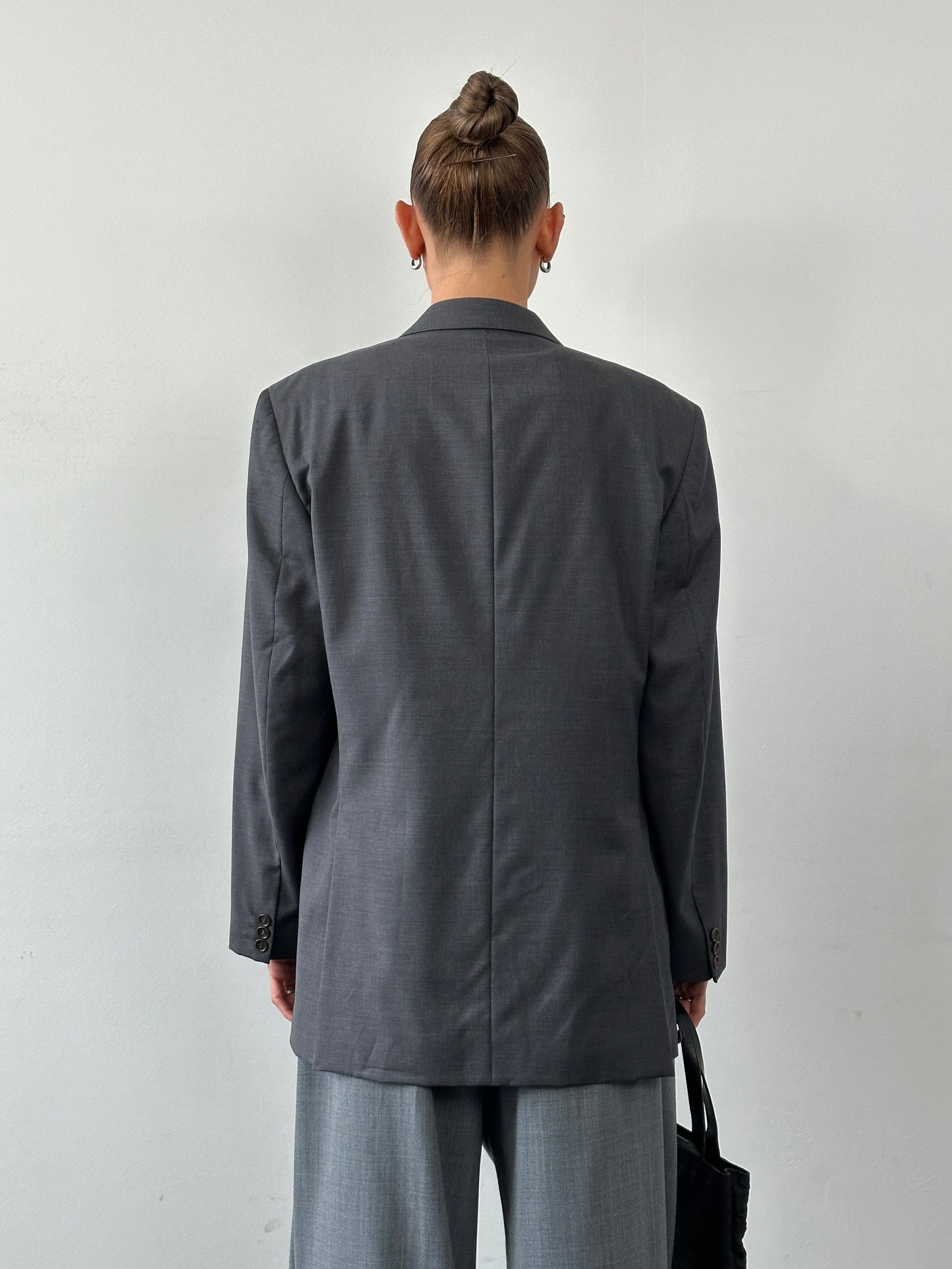 Gianfranco Ferre Virgin Wool Single Breasted Blazer - 40R/L