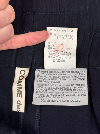 Comme des Garçons S/S 1988 trousers | Navy, Multicoloured