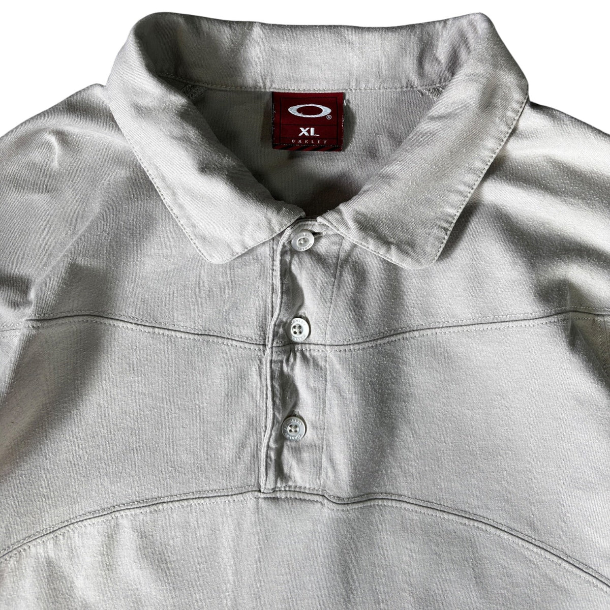 Oakley Software 90’s Longsleeve Polo Shirt XL | XL, Cream
