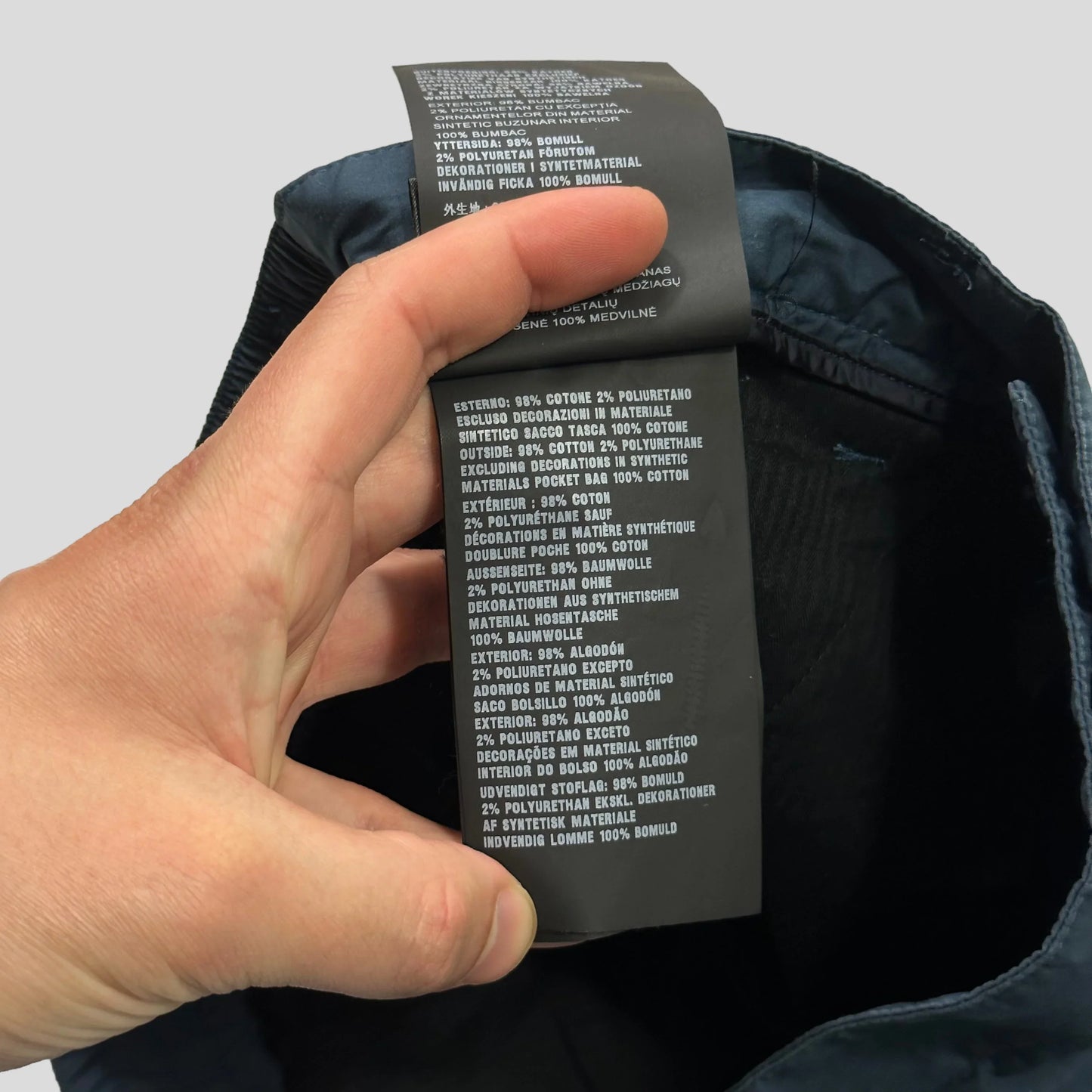 Prada Milano 2017 Rubber Logo Tech Trousers - M/L