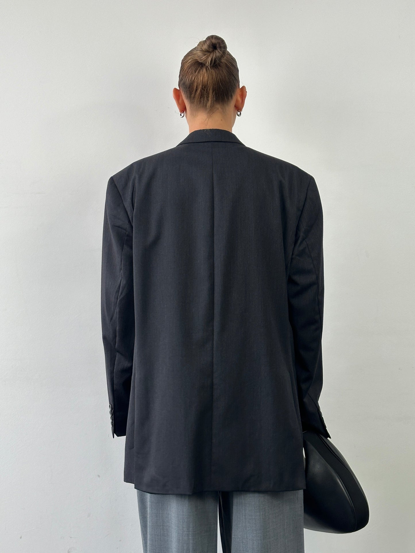 Yves Saint Laurent Pour Homme 1990s Pure Wool Single Breasted Blazer - 48R/XXL