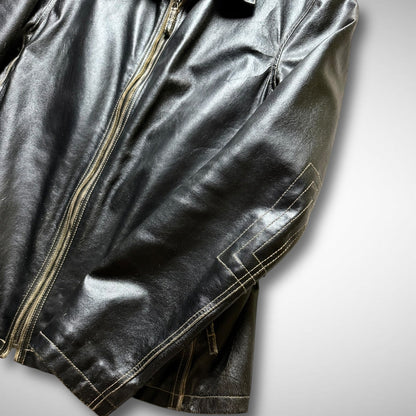 Armani Jeans Leather Jacket (2000s)
