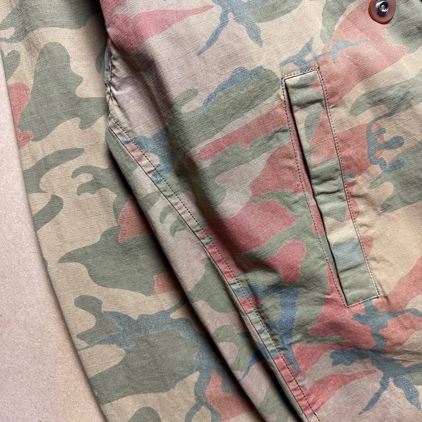 S/S 1990 Tiger Orange Ice Camouflage Jacket Bomber Jacket