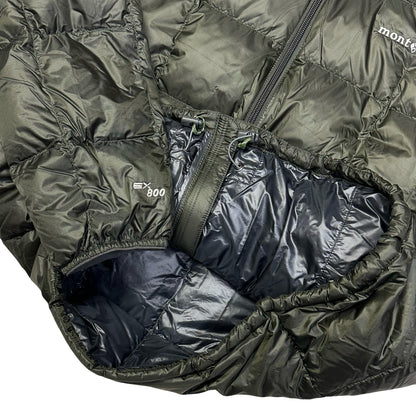 Montbell Superior Down Parka Puffer Jacket In Dark Green ( US/EUR L )