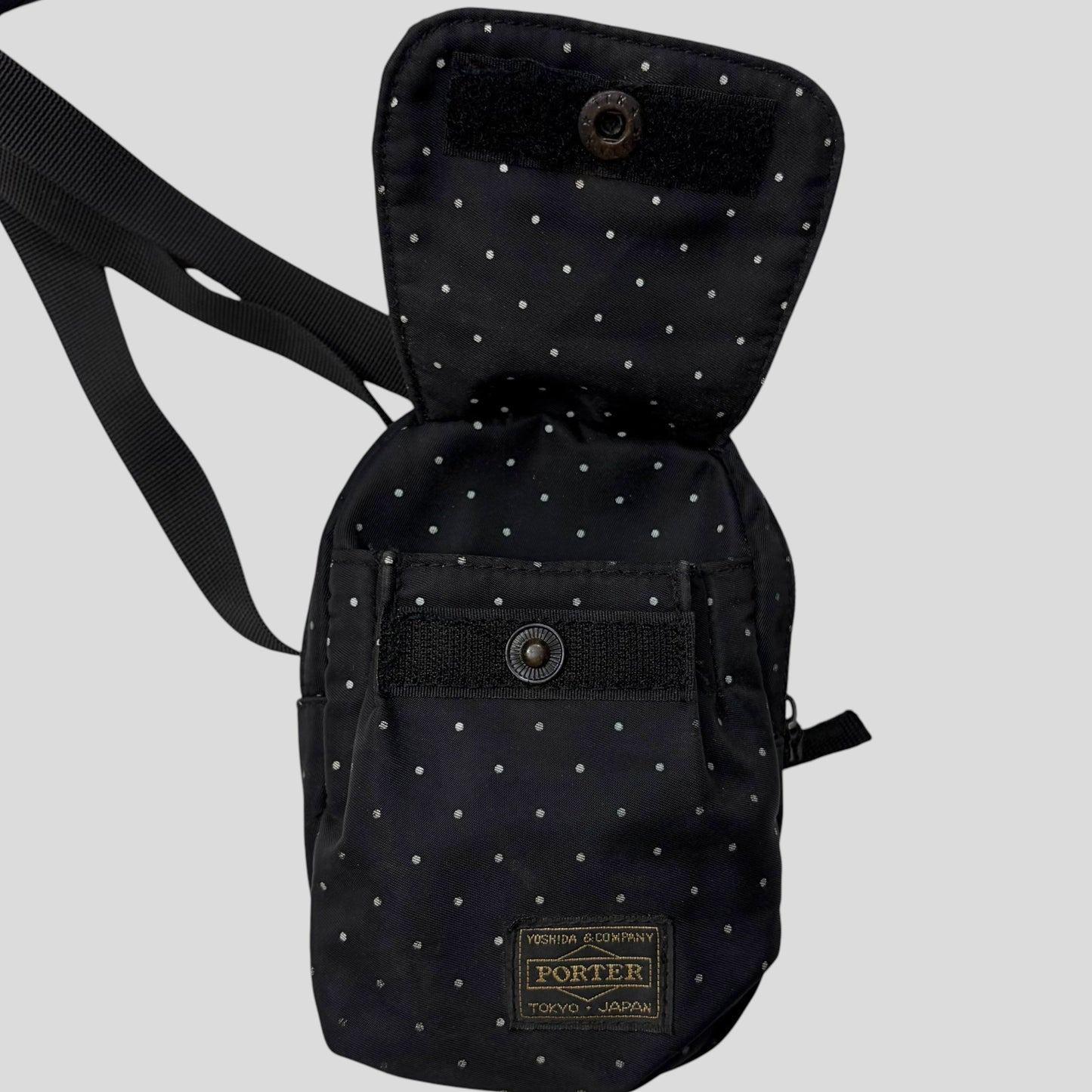 Porter Yoshida 00’s Polka Dot Mini Crossbody Camera Bag | O/S, Red