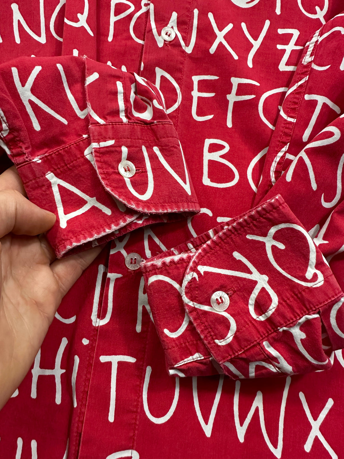 Moschino Jeans 00’s ABC Set Red - W32 & XXL | W32, Red