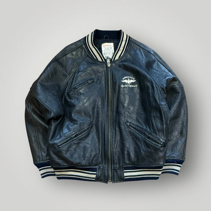 Avirex 90's Leather Bomber Jacket L