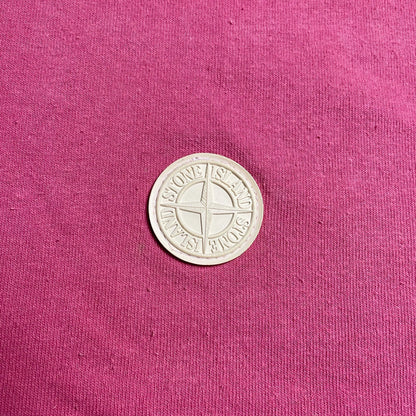 S/S 1988 Pink Rubber Concise Compass Logo T-shirt