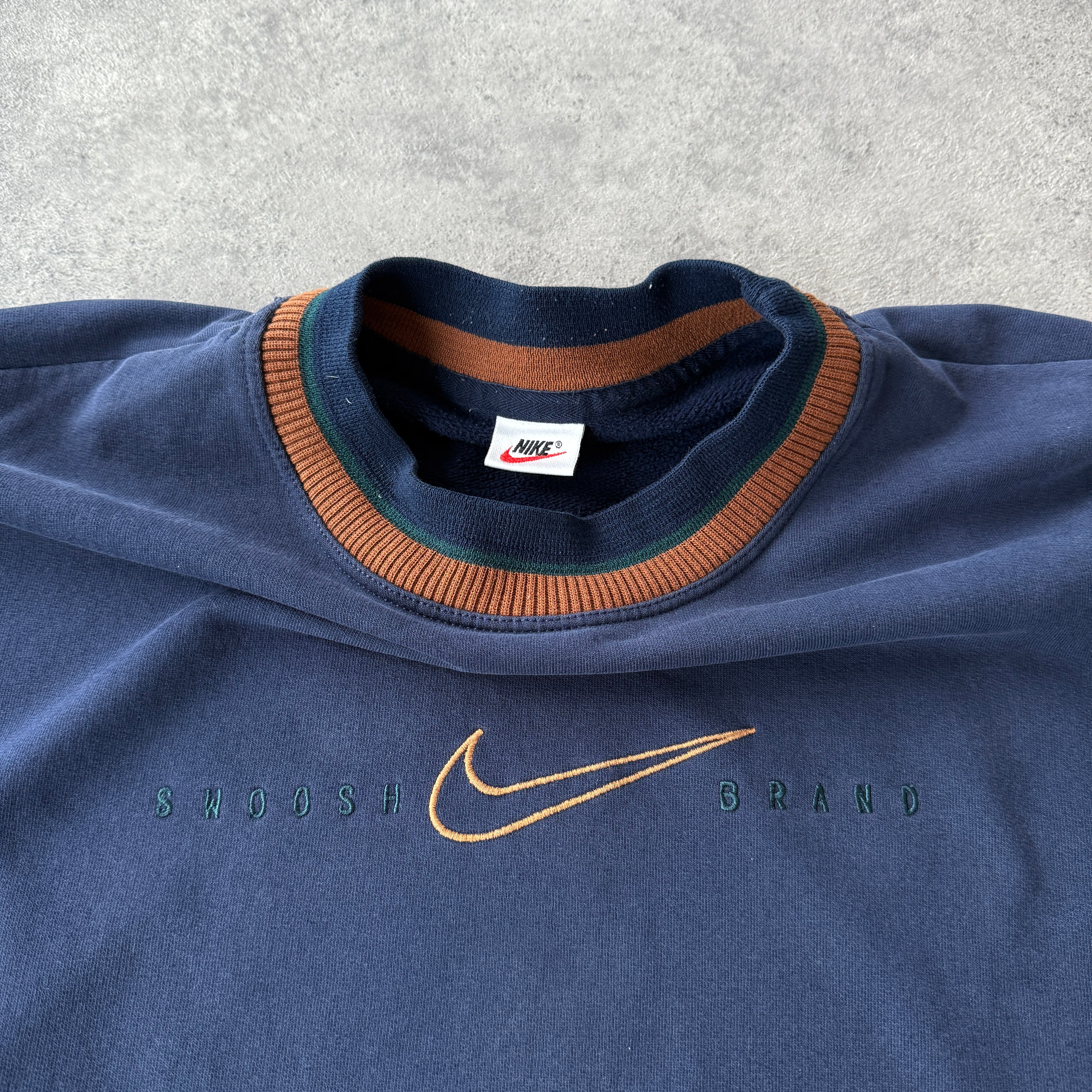 nike rare 90s embroidered sweatshirt