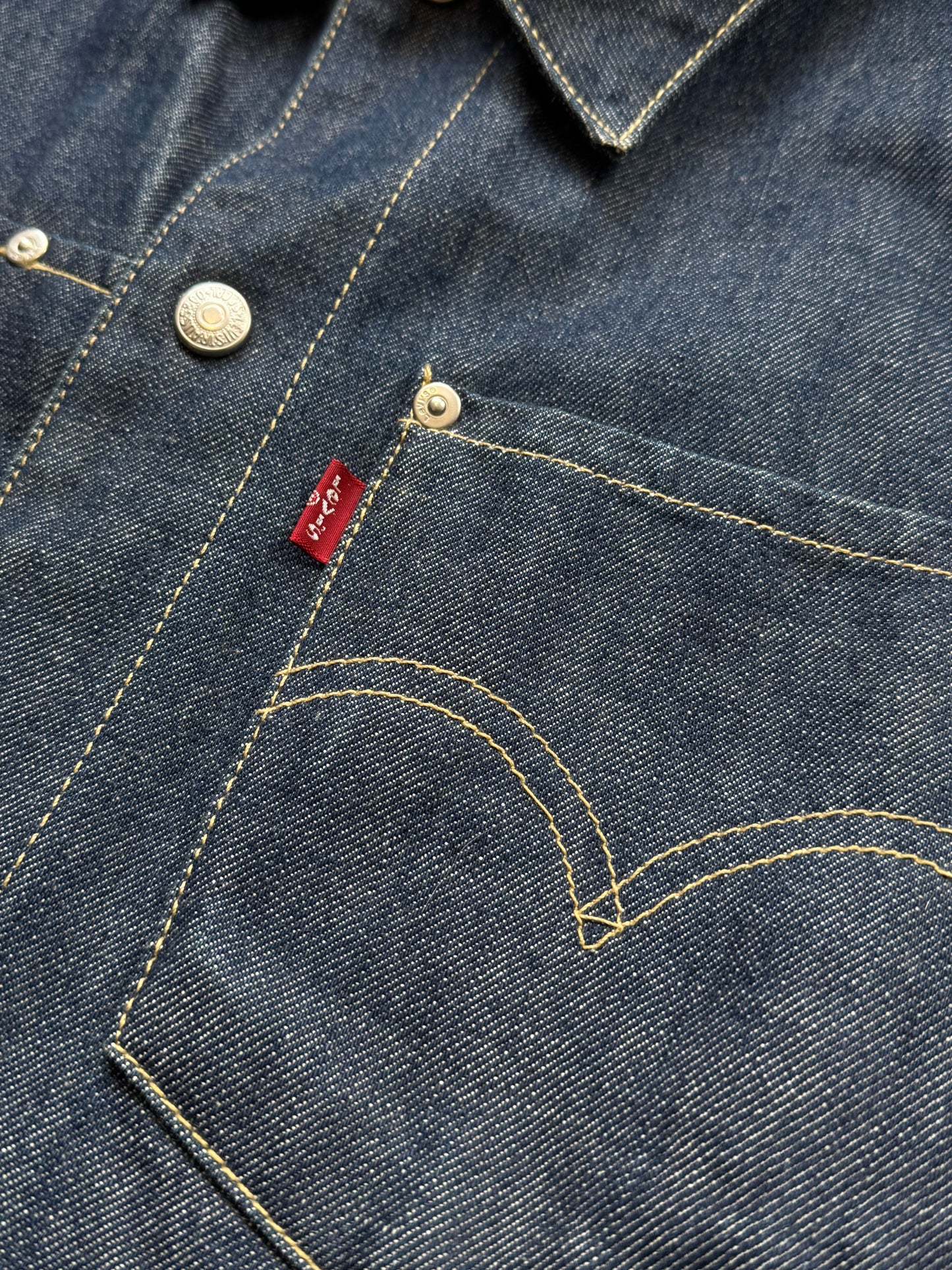 Levi's Engineered Jeans 2000's Twisted Denim Jacket L | Default Title, Red