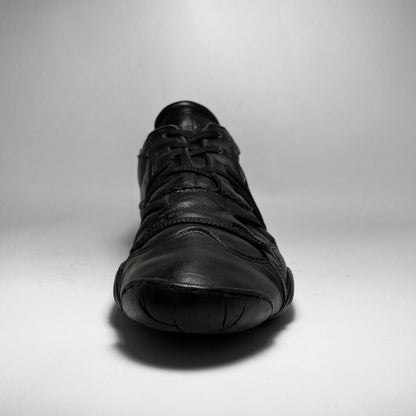 Marithé + François Girbaud Laced Leather Ballet Shoes (2000s)