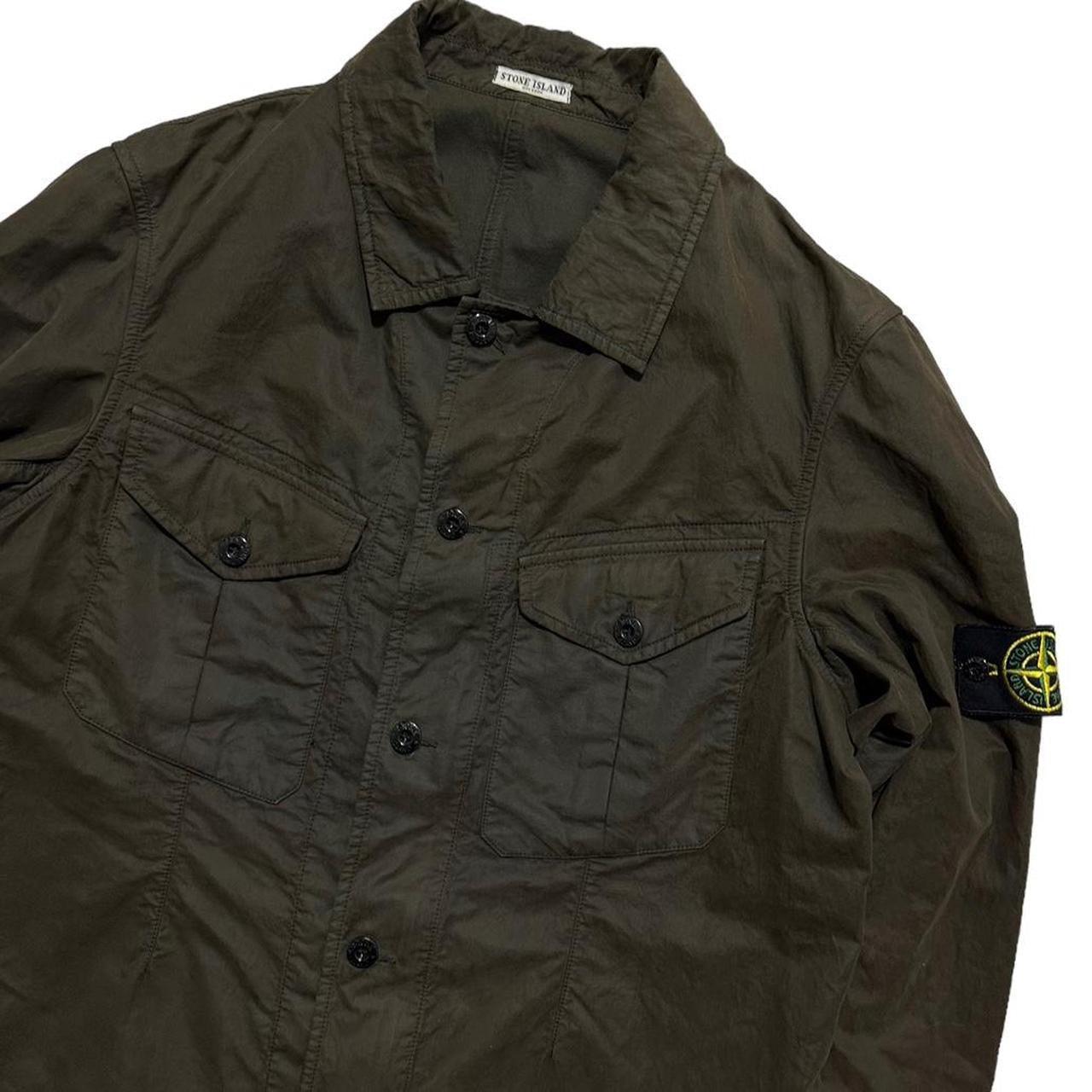 Stone Island Brown Double Pocket Overshirt - Known Source