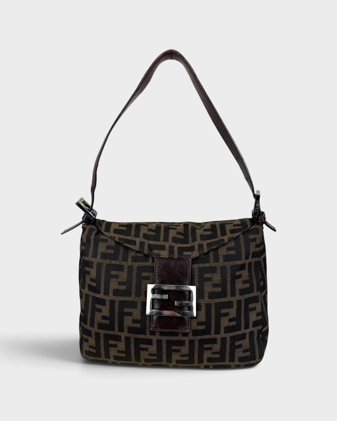 90s Fendi Zucca Mamma Baguette Shoulder Bag | O/S, Multicoloured