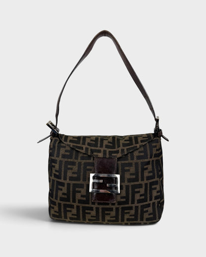 90s Fendi Zucca Mamma Baguette Shoulder Bag | O/S, Multicoloured