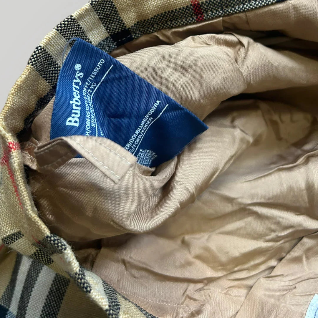 Burberry 1980's Pleated Wool Skirt 28"