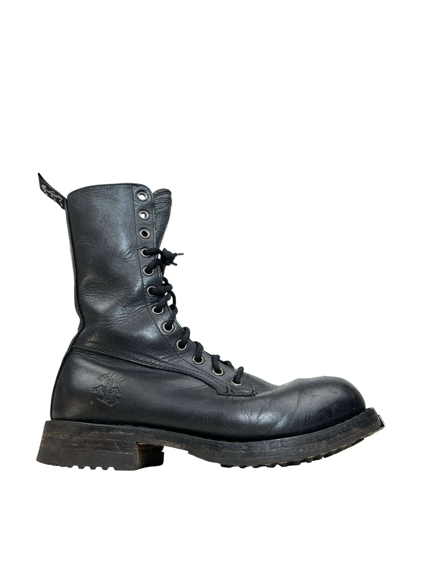 Tank Girl 1995 steel toe cap boots, film memorabilia | BLACK, Tan