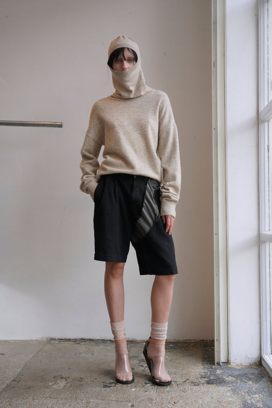 Hooded Knit Jumper