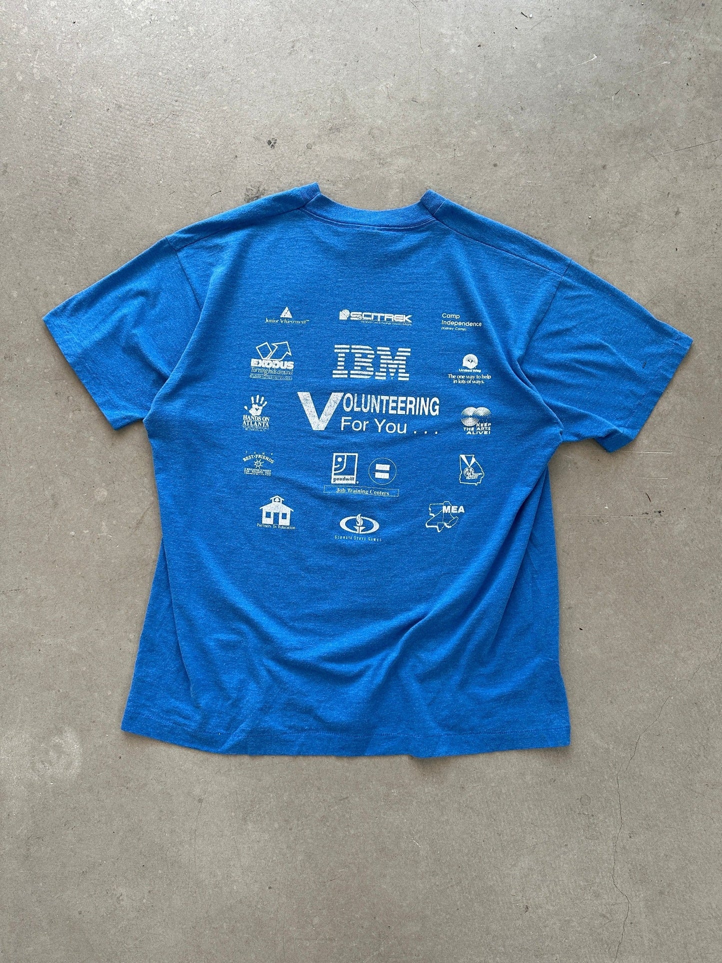 1990's IBM Volunteer T-Shirt - XL | X-Large, Red