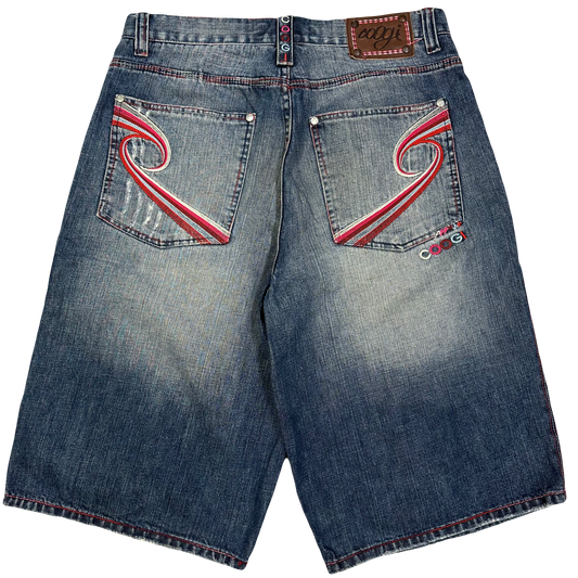 Coogi Jorts In Blue ( W34 )