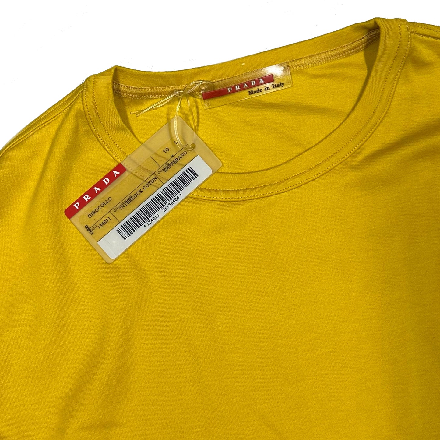 Prada Women’s Long Sleeve Shirt In Yellow ( L )