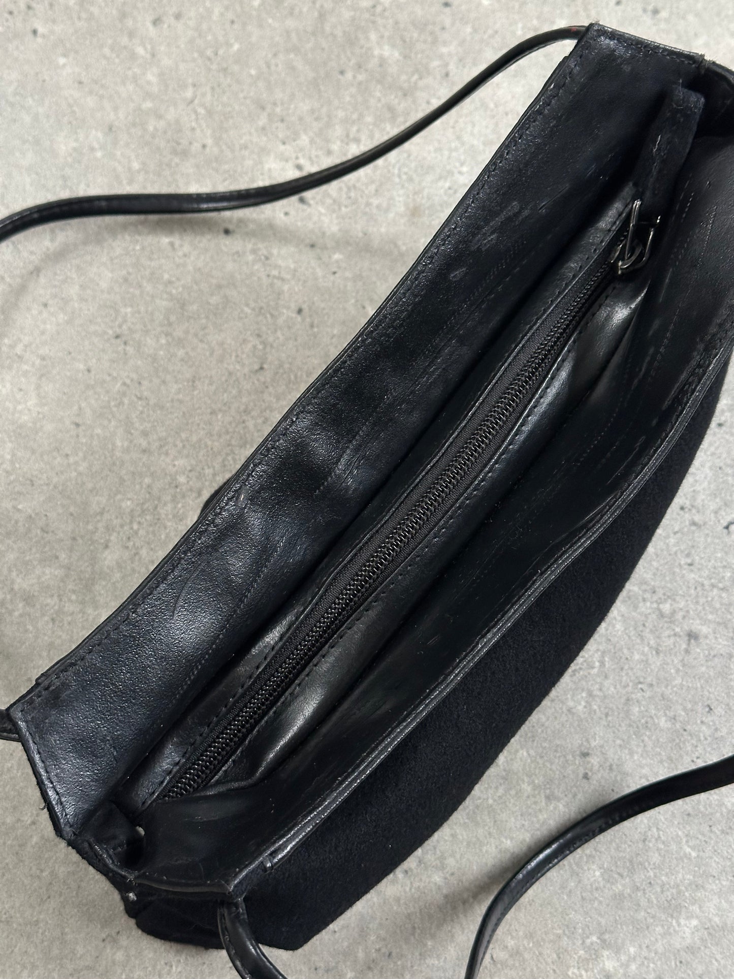 Armani Jeans 2000s Wool Shoulder Bag