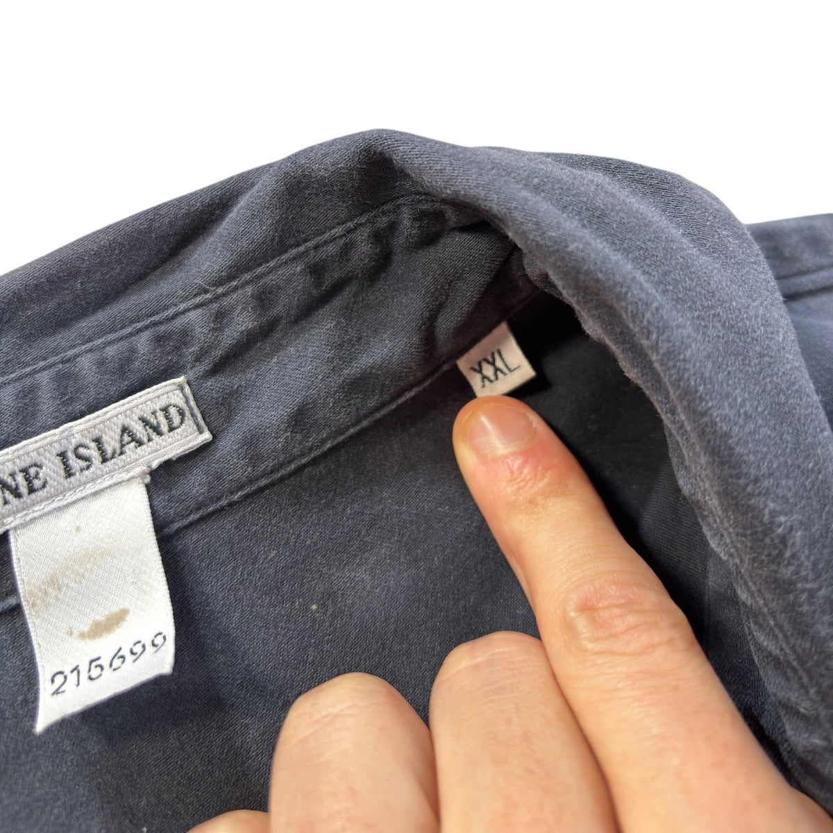 Stone Island 2001 Cotton Shirt XXL | XXL, Navy
