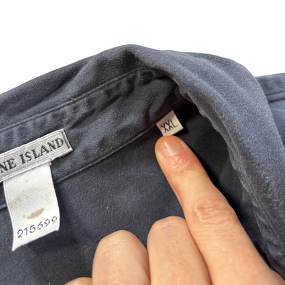 Stone Island 2001 Cotton Shirt XXL | XXL, Navy