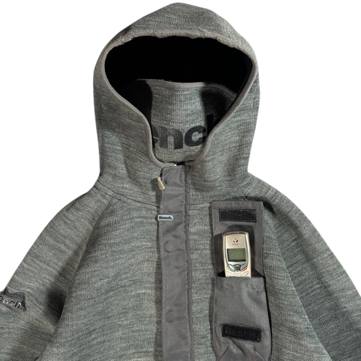Bench 00’s Integrated Facemask Jacket S | Small, Grey