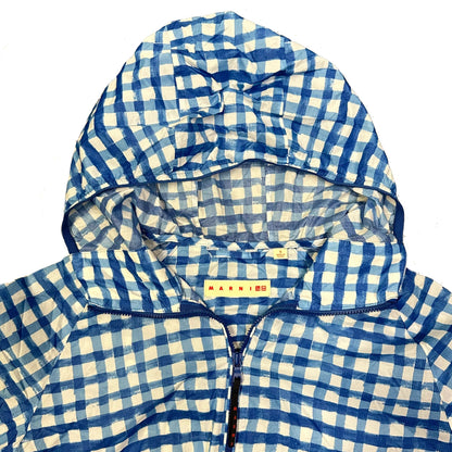 Uniqlo X Marni Check Jacket In Blue ( S )